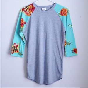 Floral Raglan Randy Tee